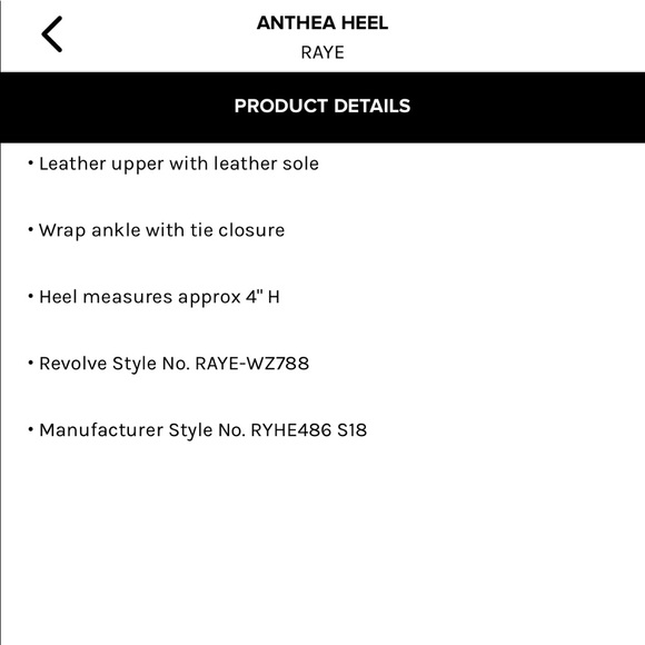 Raye Athena heel - Picture 2 of 3